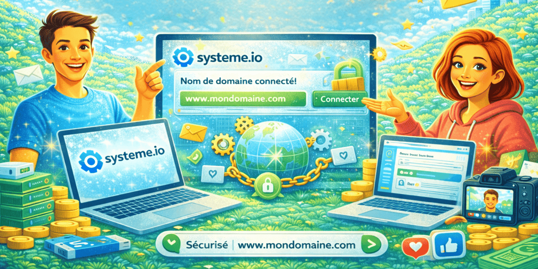 authentifier nom de domaine systeme io