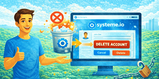 Comment supprimer mon compte Systeme.io sans rien perdre ?