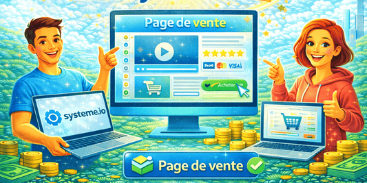 page de vente systeme io