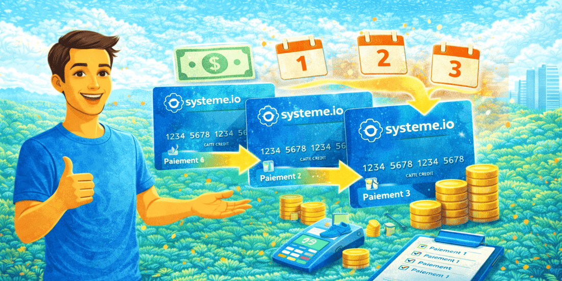 paiement plusieurs fois systeme.io