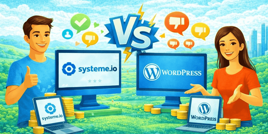 systeme.io vs wordpress