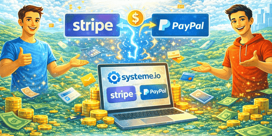 Systeme.io Stripe et PayPal : configurer vos paiements et encaisser vos ventes facilement