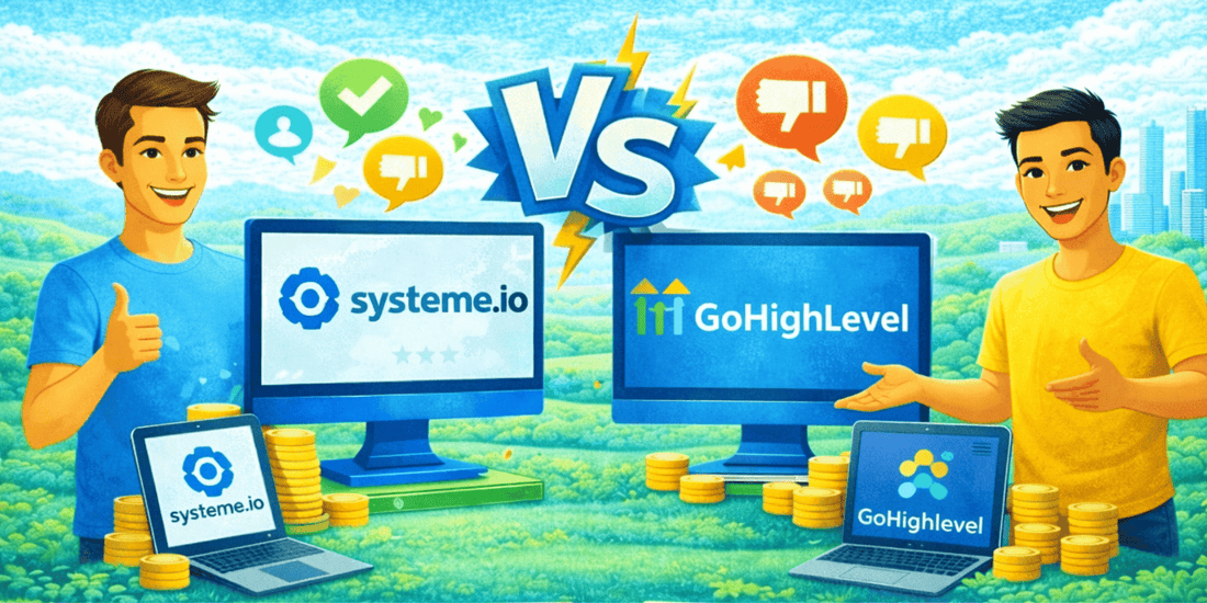 systeme io vs gohighlevel